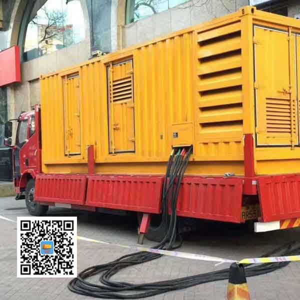 五家渠静音发电机出租